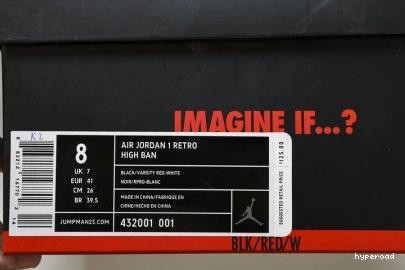 Hyperoad High Retro 1 'Banned' Jordan Air 1031